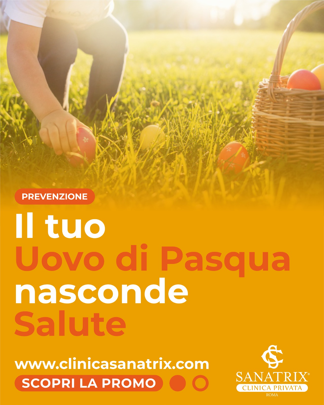 pacchetto promozione prevenzione Clinica santrix Roma Pasqua 2025
